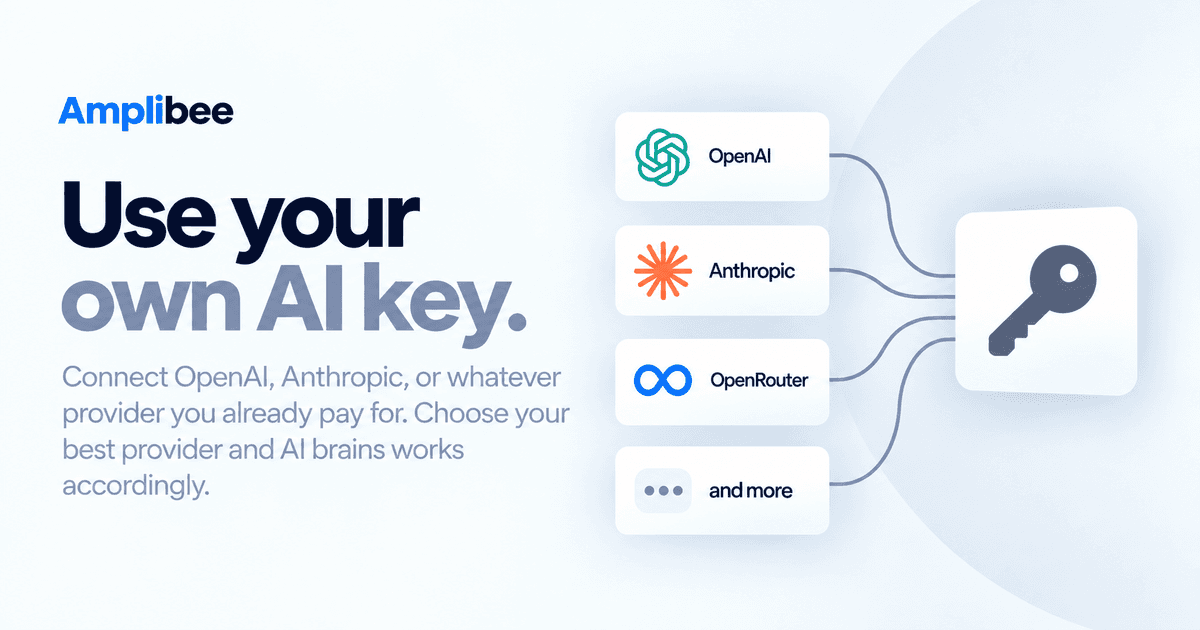 Bring your own AI key