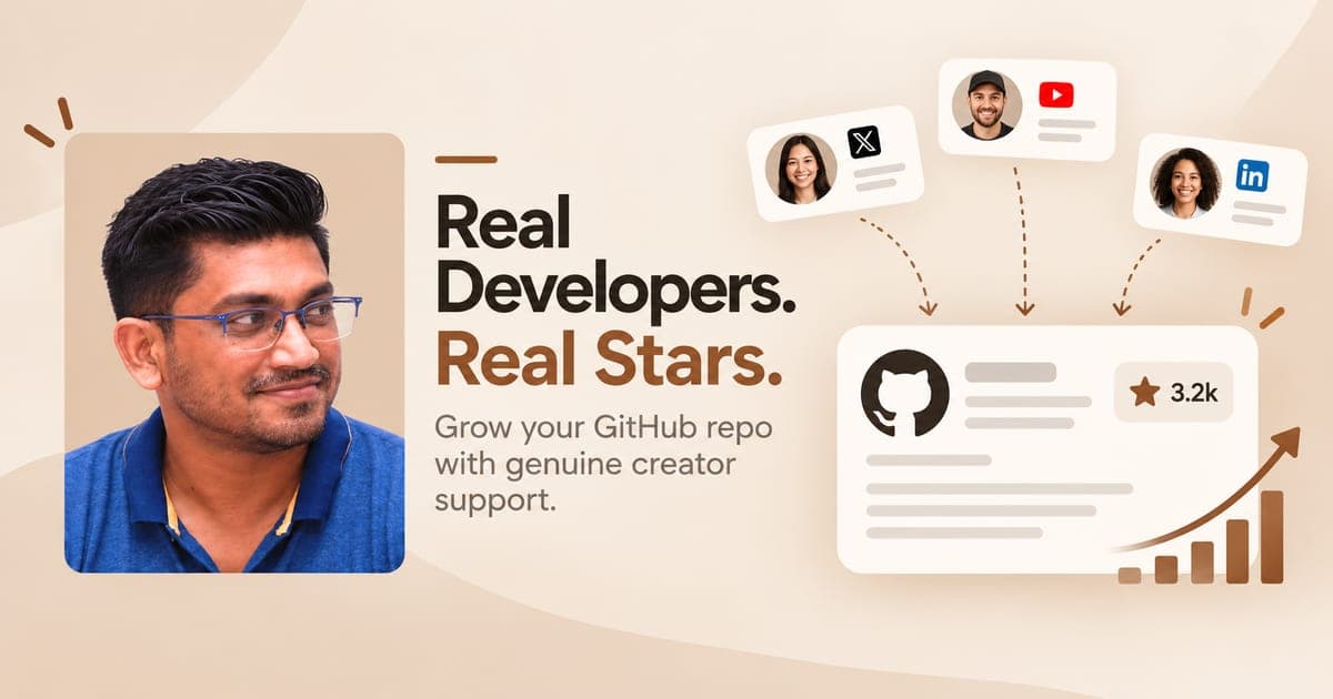 How to Get Genuine GitHub Stars Through Influencer Marketing (Not Bots)