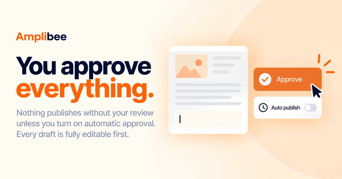 You approve everything